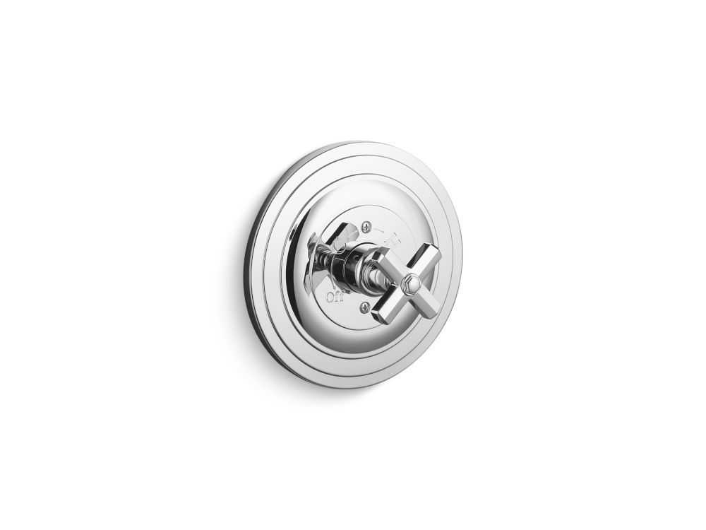 For Town Pressure Balance Trim, Cross Handle by Kallista