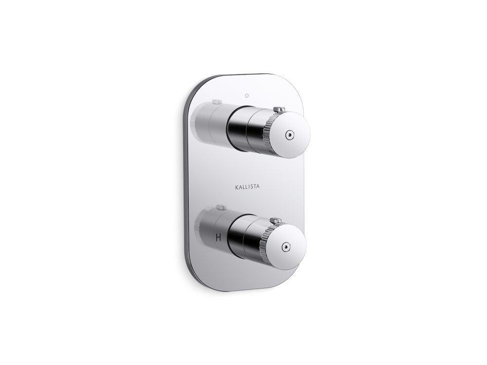 Aileron Stacked 1-Outlet Thermostatic Trim by Kallista