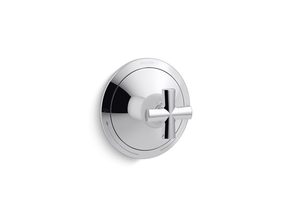 Script Thermostatic Trim, Cross Handle by Kallista