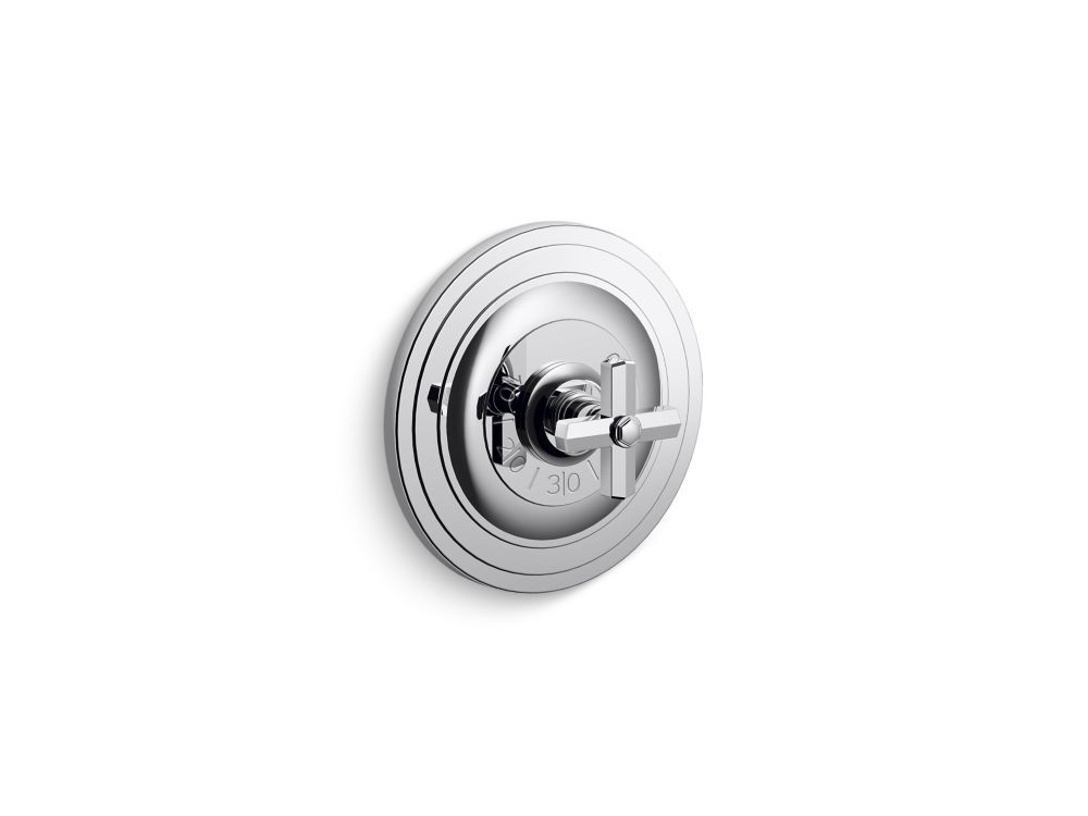 For Town Thermostatic Trim, Cross Handle by Kallista