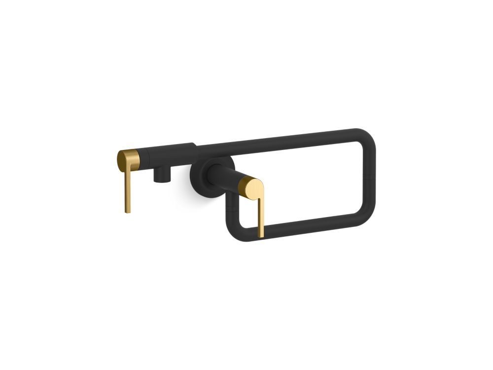 Juxtapose Wall-Mount Pot Filler by Kallista