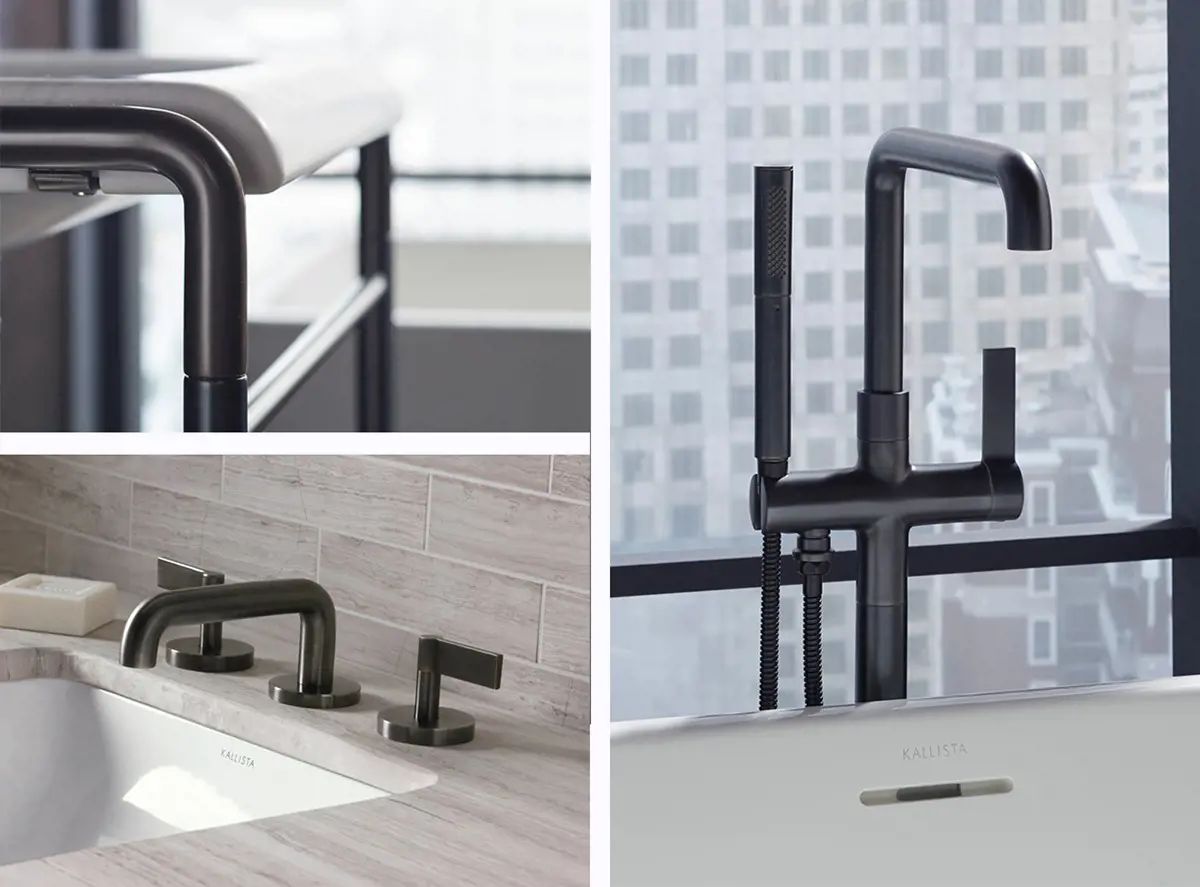 Wall-Mount Sink Faucet, Lever Handles by Kallista