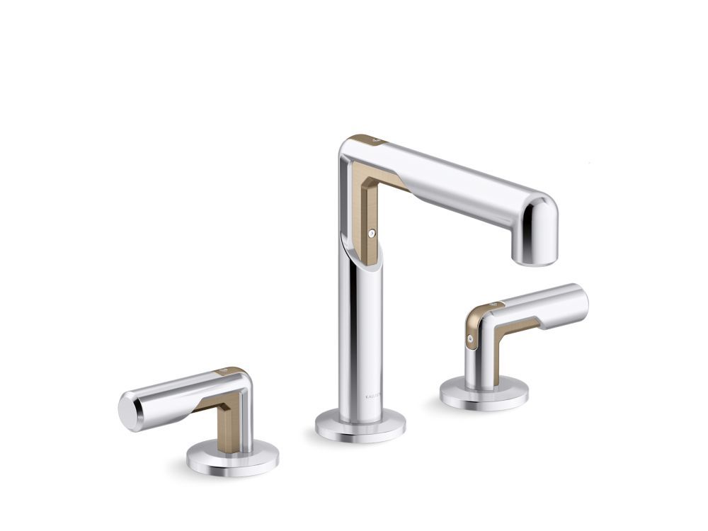 Vice Widespread Sink Faucet, Lever Handles by Kallista