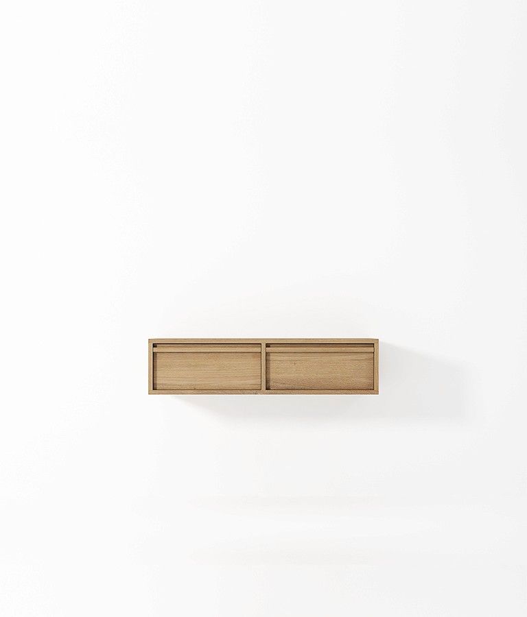 Aequilibris Hanging Cabinet with 2 Drawers by KARPENTER