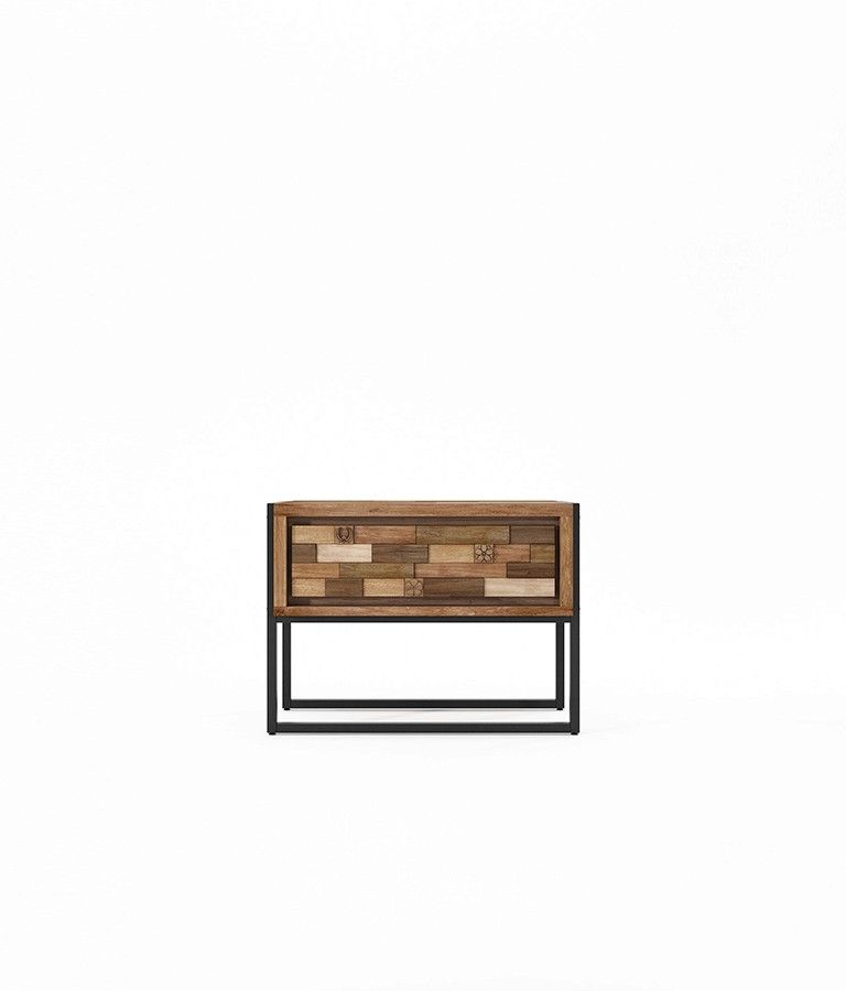 Carv'n in Black Side Table by KARPENTER