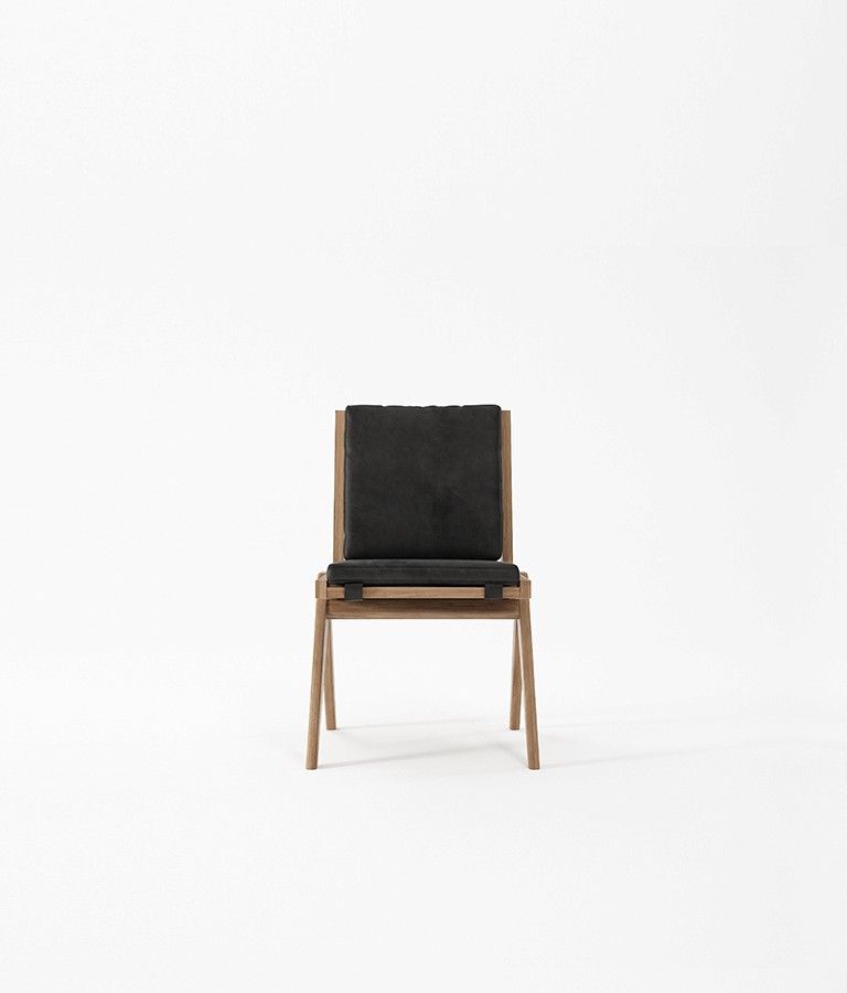 Chair w Leather by KARPENTER