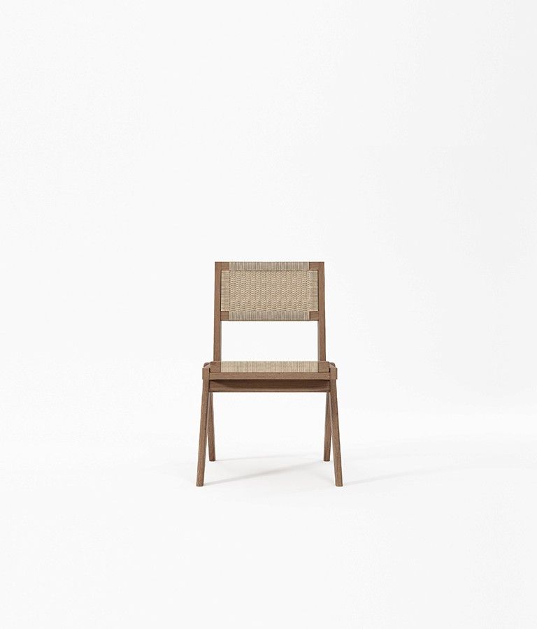 Chair w Natural Paper Cord by KARPENTER