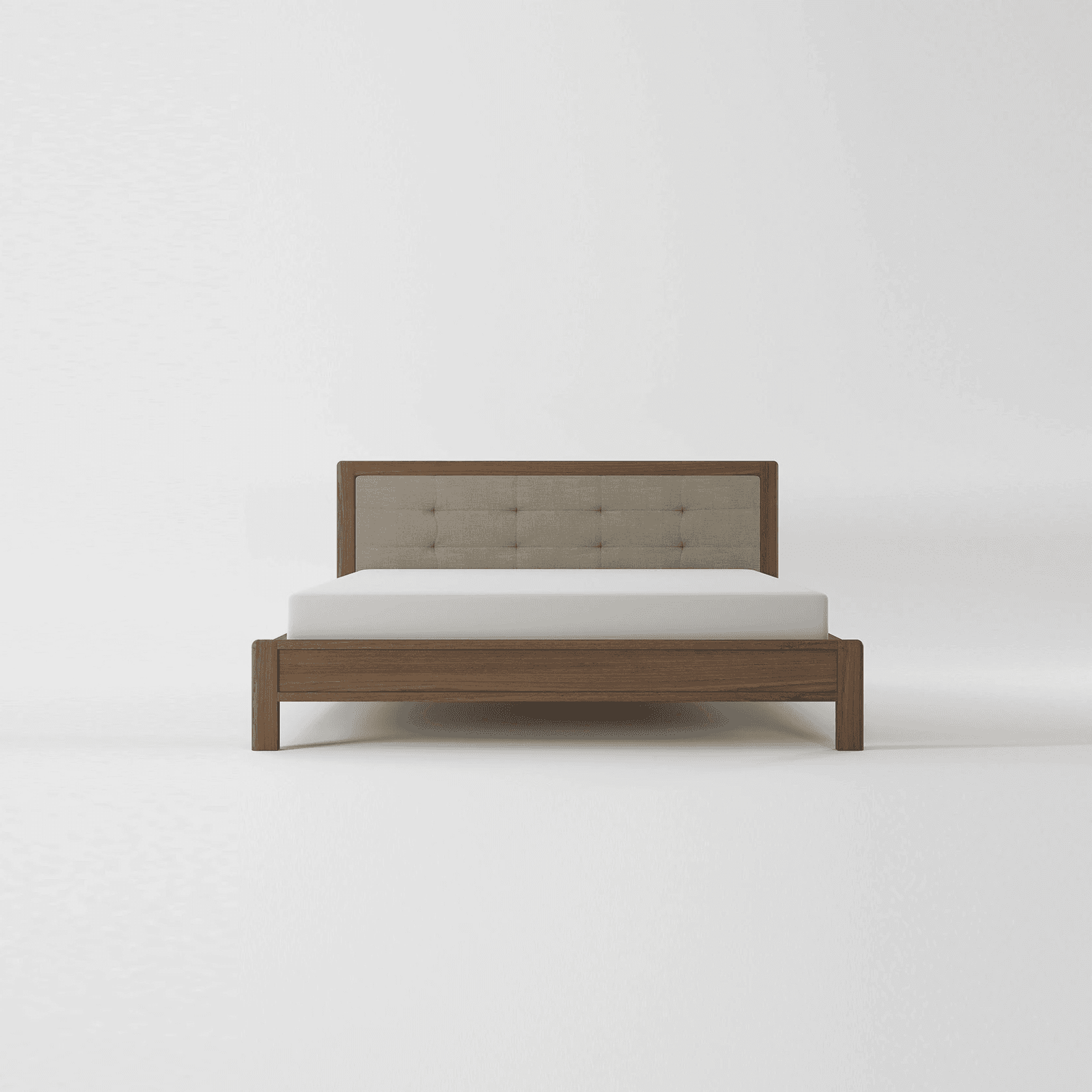 Circa17 King Size Bed Fabric Headboard No Storage by KARPENTER