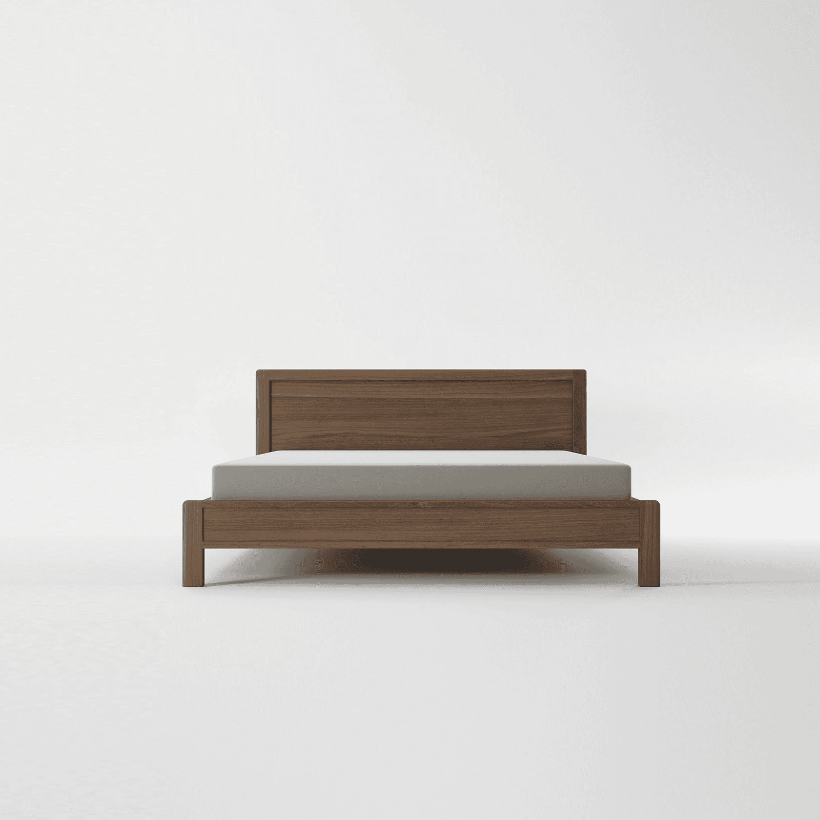 Circa17 King Size Bed Solid Headboard No Storage by KARPENTER