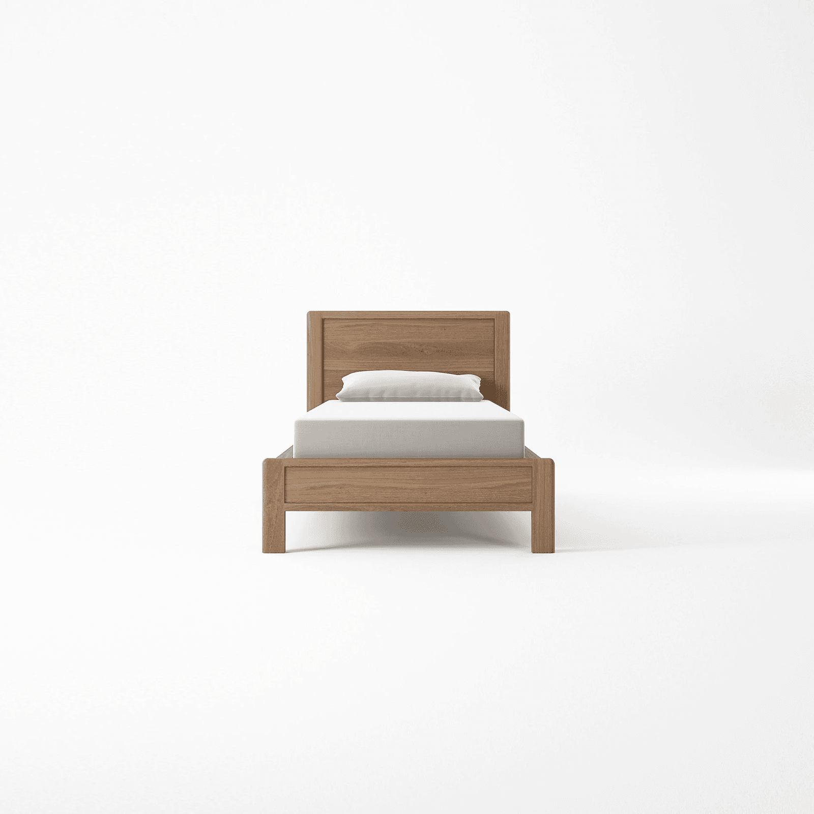 Circa17 Single Size Bed Solid Headboard No Storage by KARPENTER