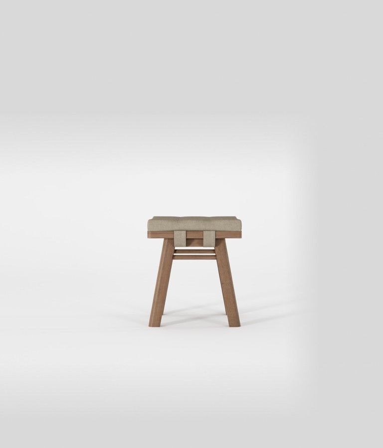 Circa17 Stool with Cushion by KARPENTER