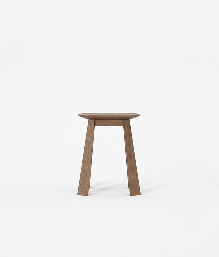East Rectangular Stool by KARPENTER