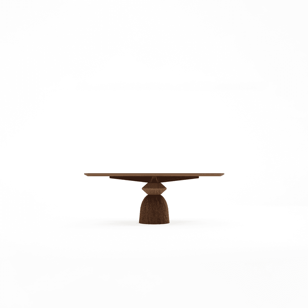 Staccato Rectangular Coffee Table Amber Cocoa by KARPENTER