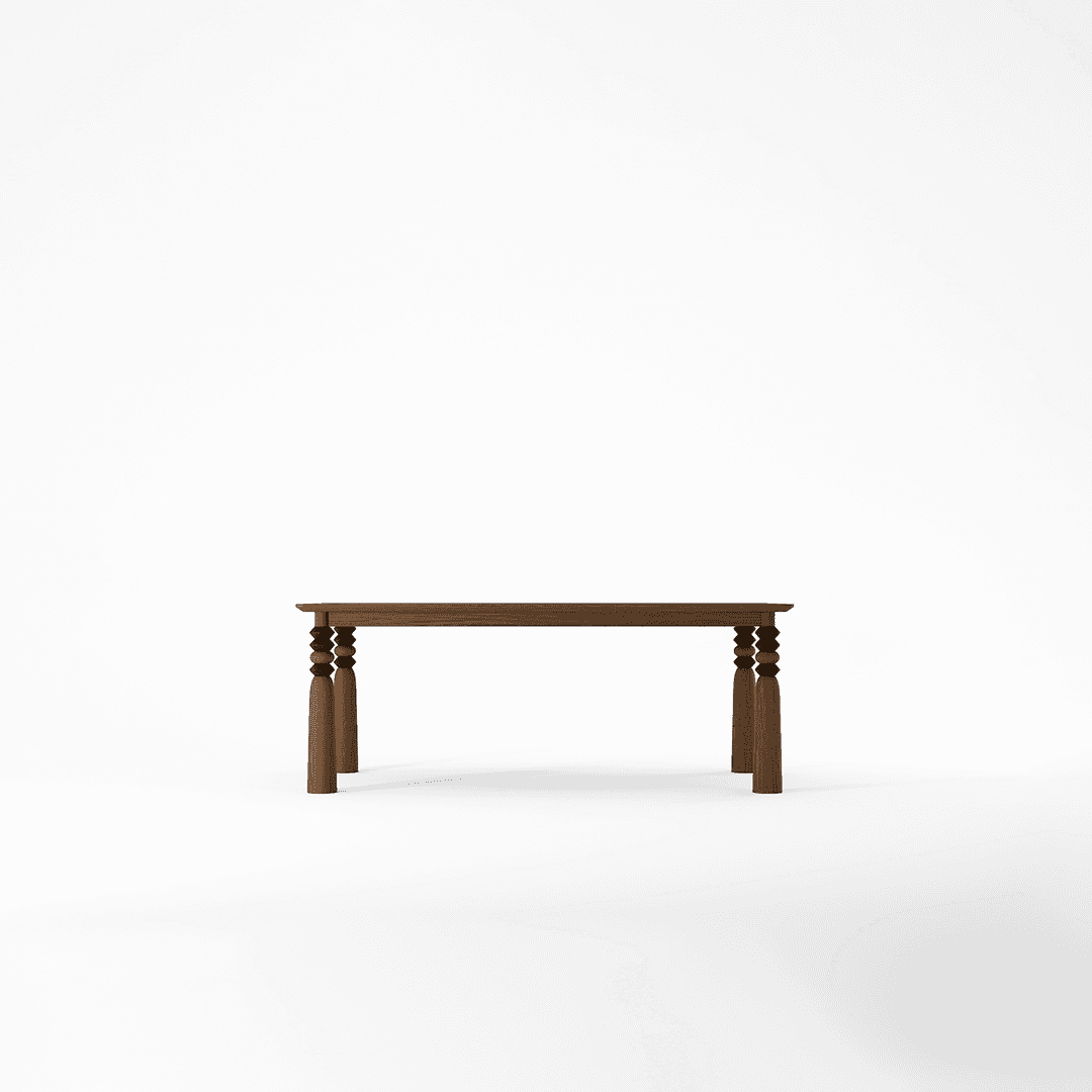 Staccato Rectangular Dining Table 200 Amber Cocoa by KARPENTER
