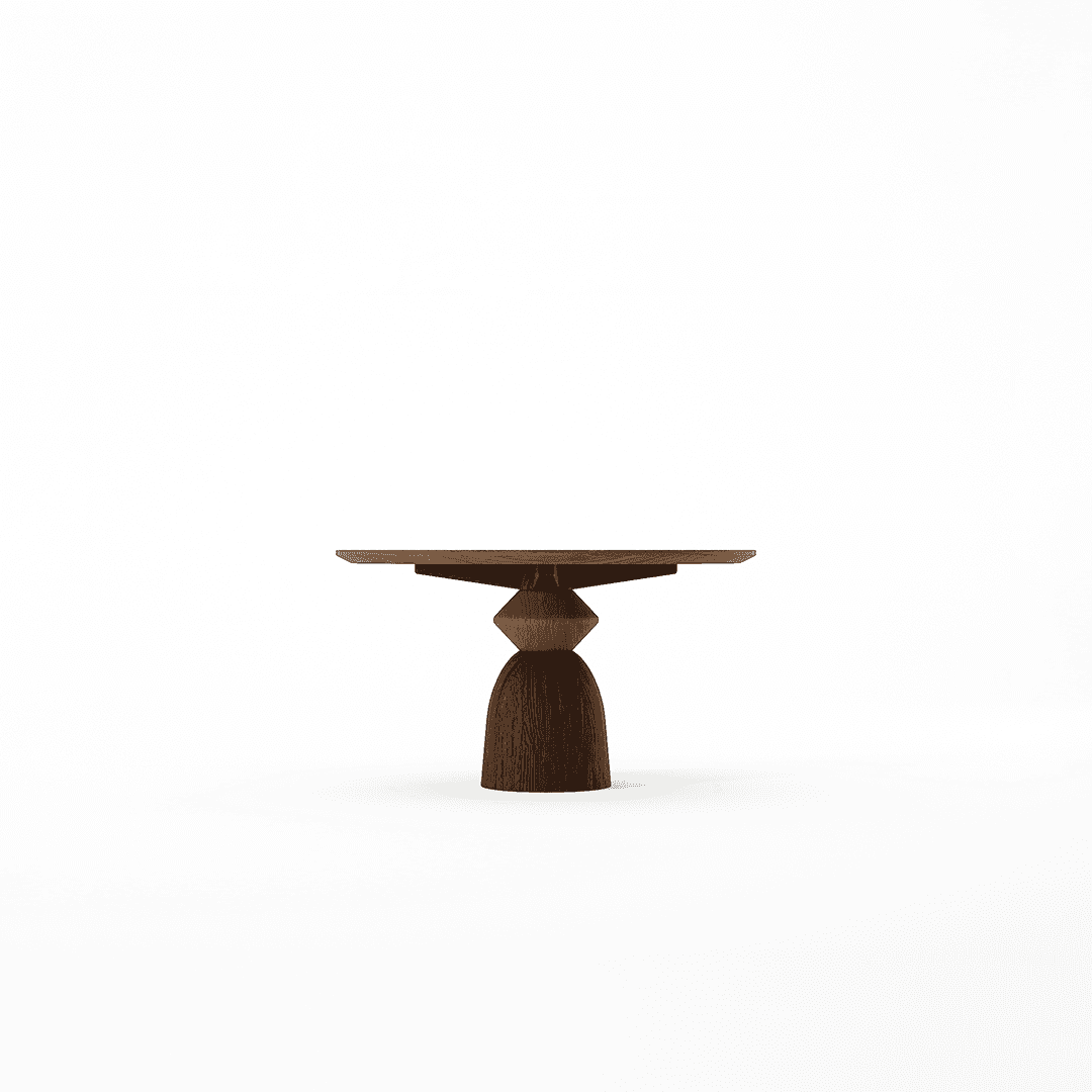 Staccato Round Coffee Table Amber Cocoa by KARPENTER