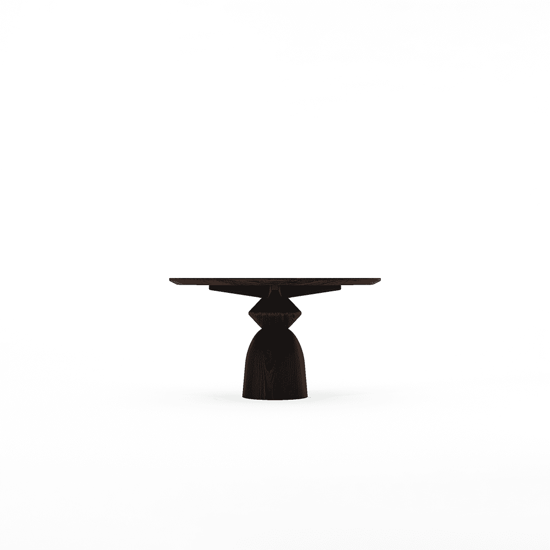 Staccato Round Coffee Table Kuro Wenge by KARPENTER