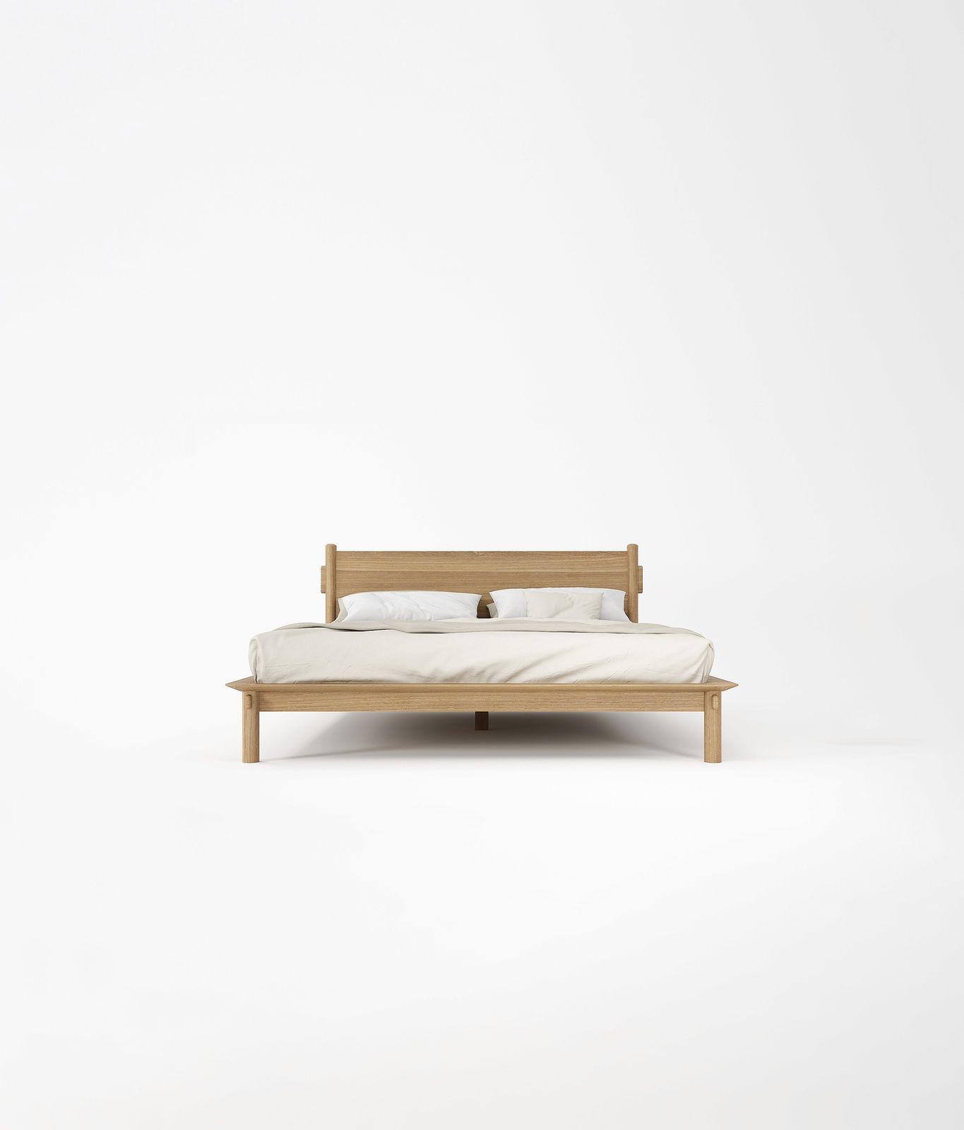 Tenon Queen Size Bed Headboard by KARPENTER