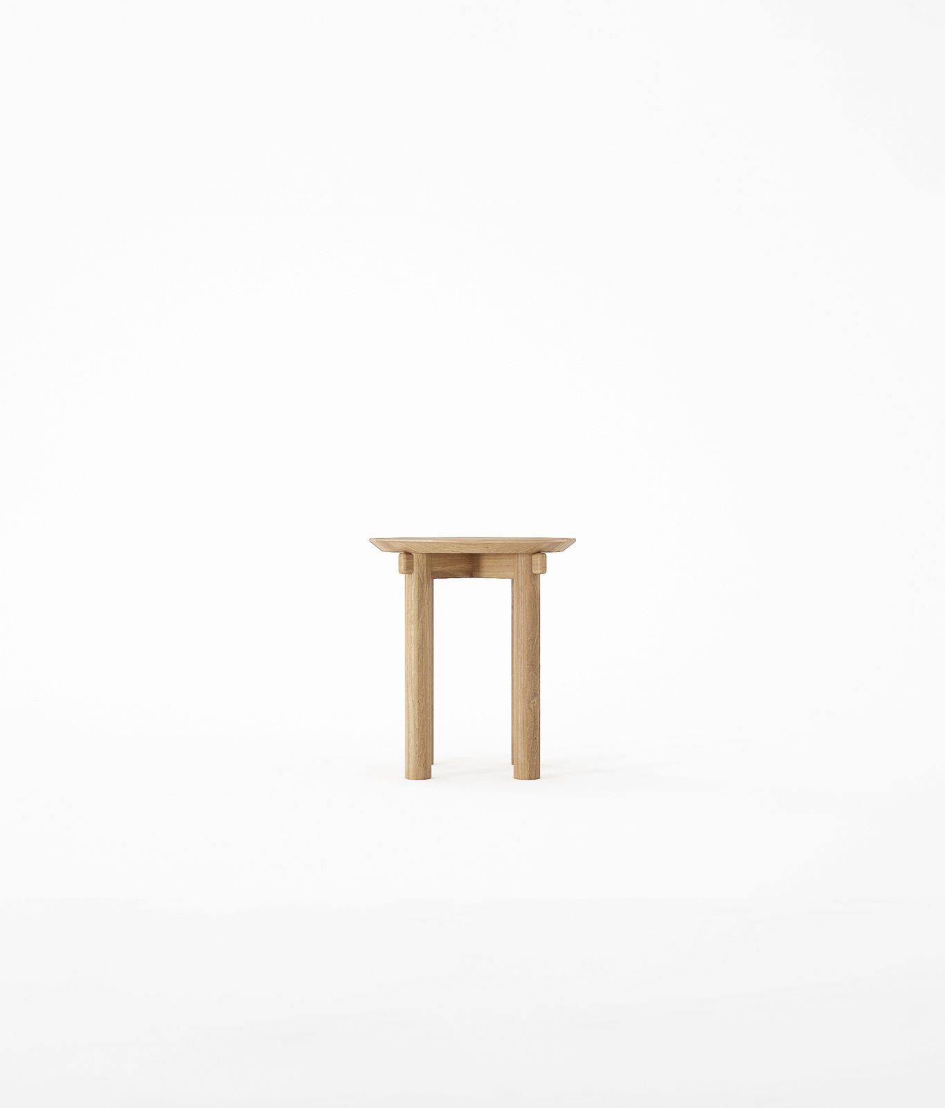 Tenon Round Stool by KARPENTER