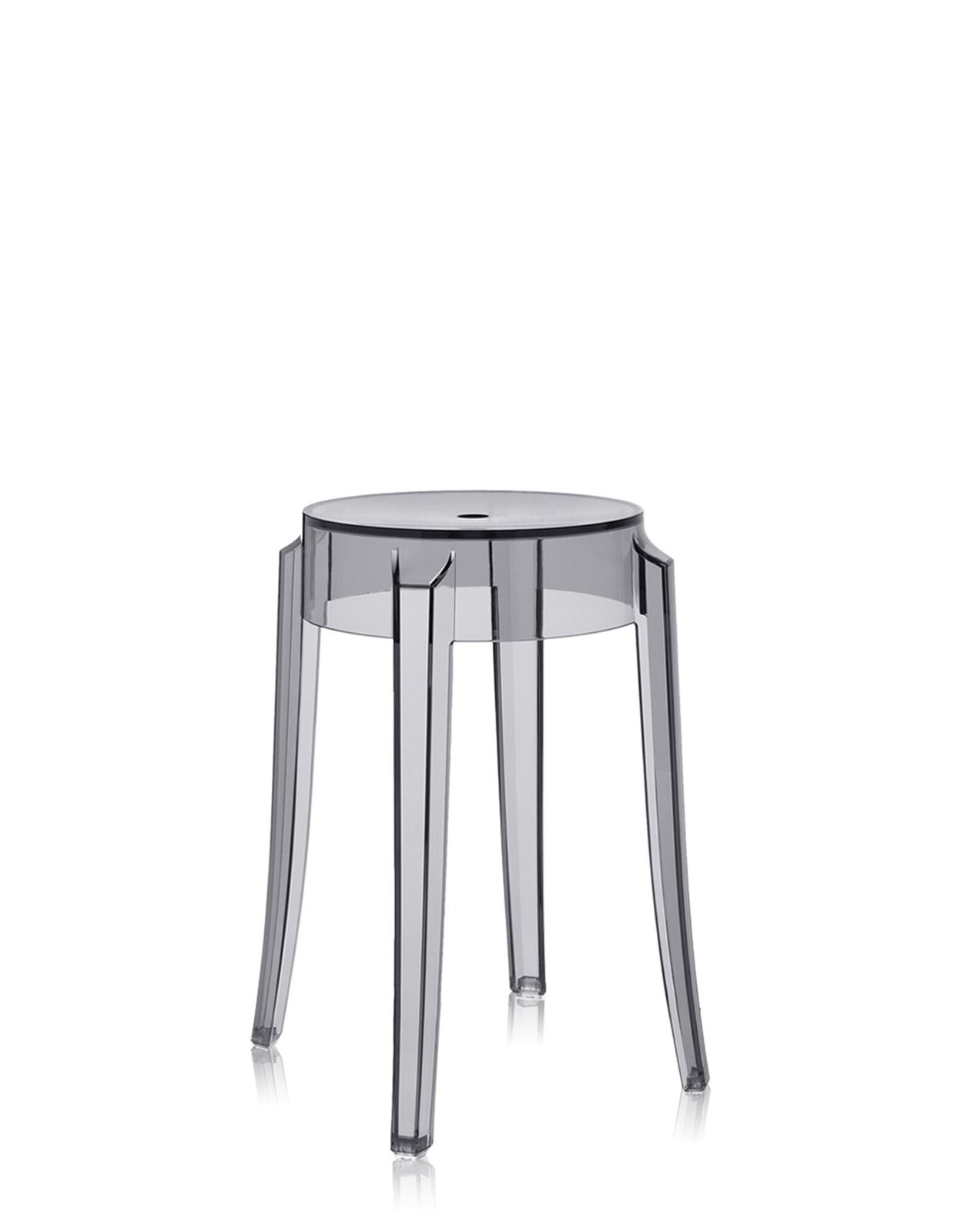 Charles ghost 46 cm (2 stools)  by Kartell