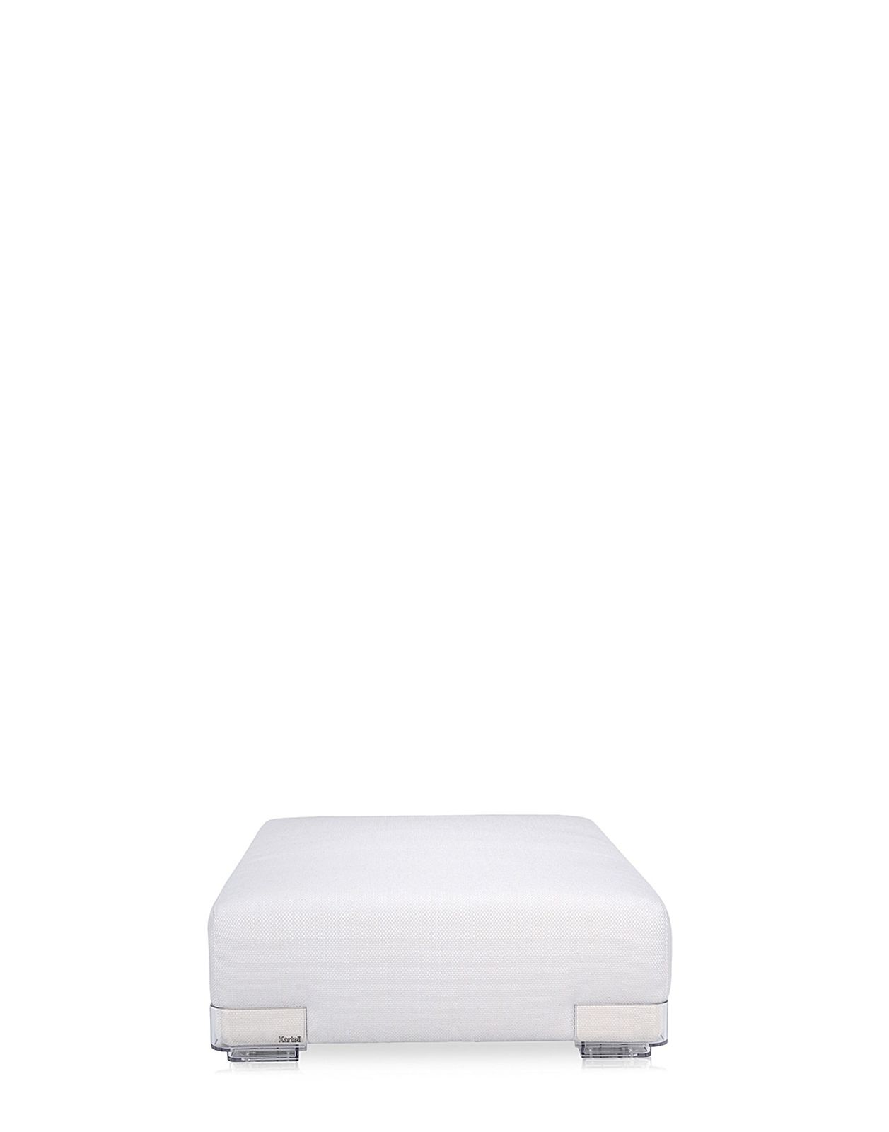 Plastics duo pouf rectangular nile  by Kartell