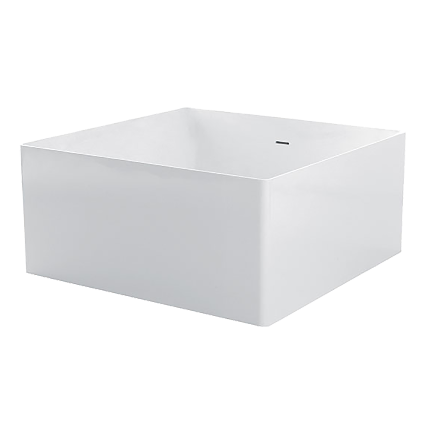 BATHTUBS 7438 - Square polymineral bathtub G&M by Kerasan