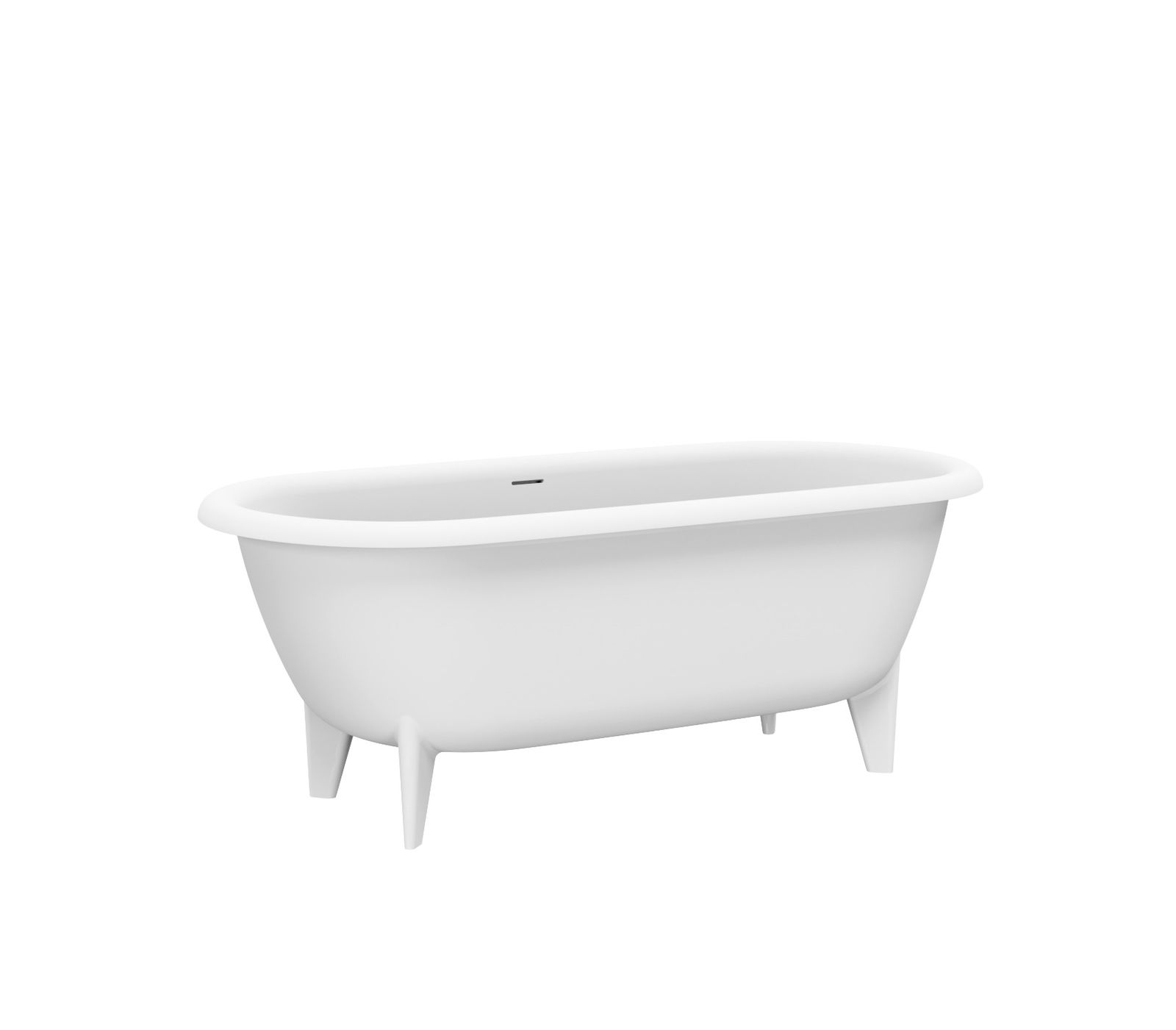 BATHTUBS 7481 - BELROSE Freestanding bathtub in solid surface 170x80 cm by Kerasan