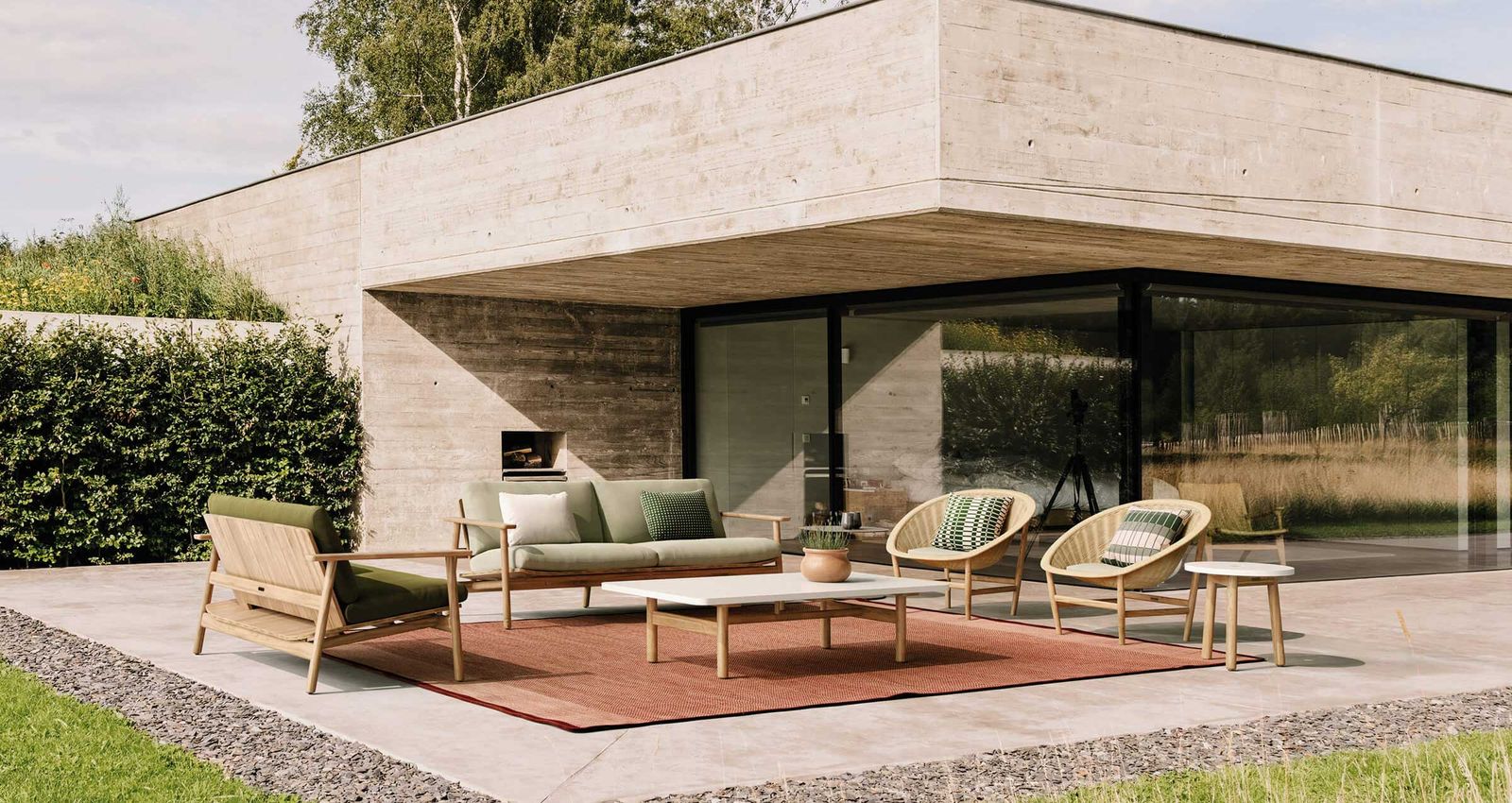 Basket Outdoor Club Chair by Kettal