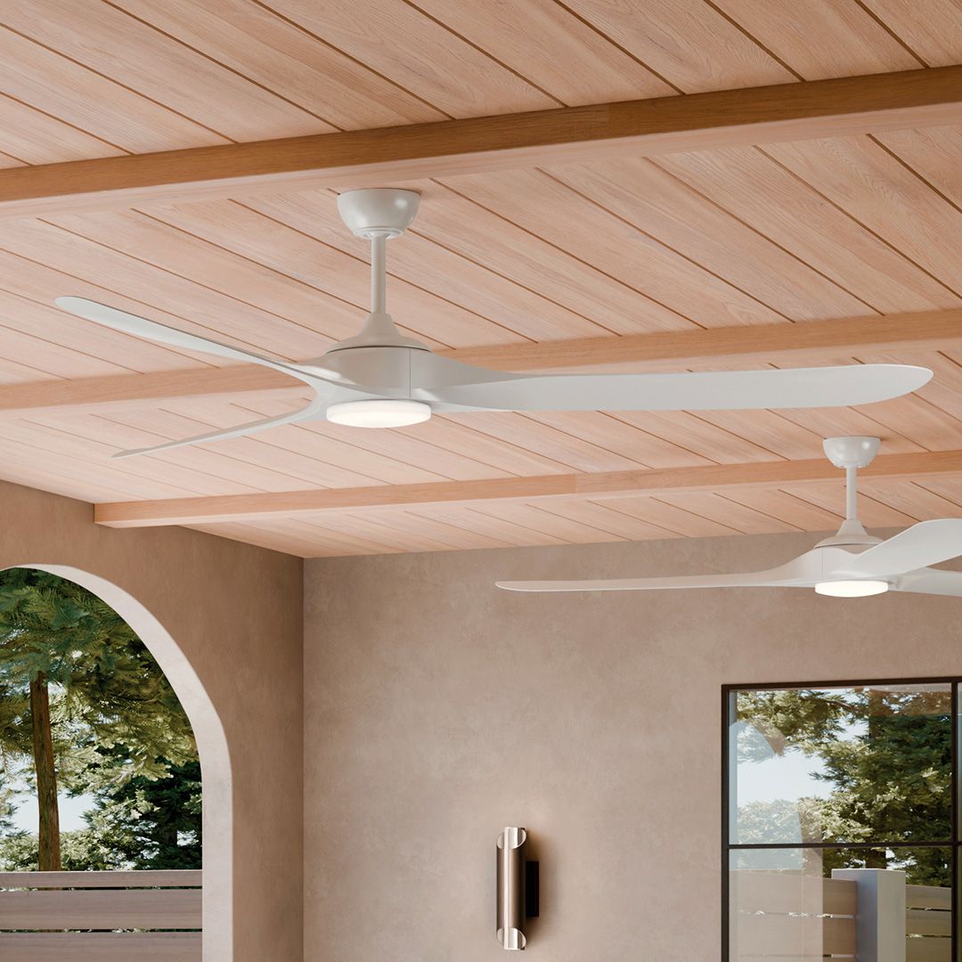 Mylo Ceiling Fan 80" 3 Blades Selectable CCT Size:13.5" H x 80" DIA Model:310680NI by Kichler