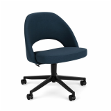 Saarinen Executive Armless Chair Swivel Base by Knoll
