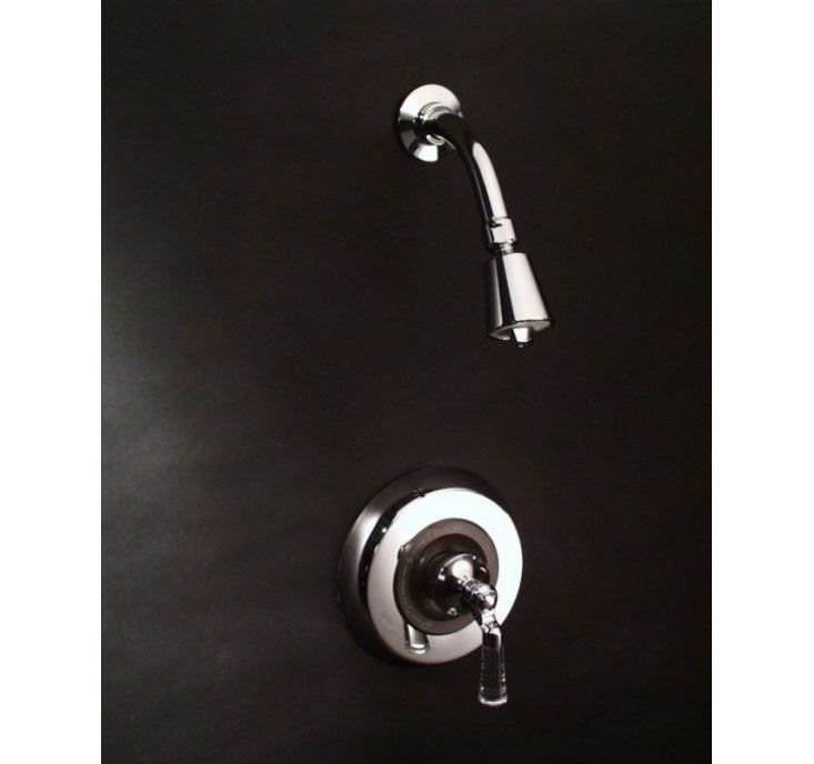 Flair Lever Rite-Temp Pressure-Balancing Shower Faucet Trim with Lever Handle | K-T6215-4 by Kohler