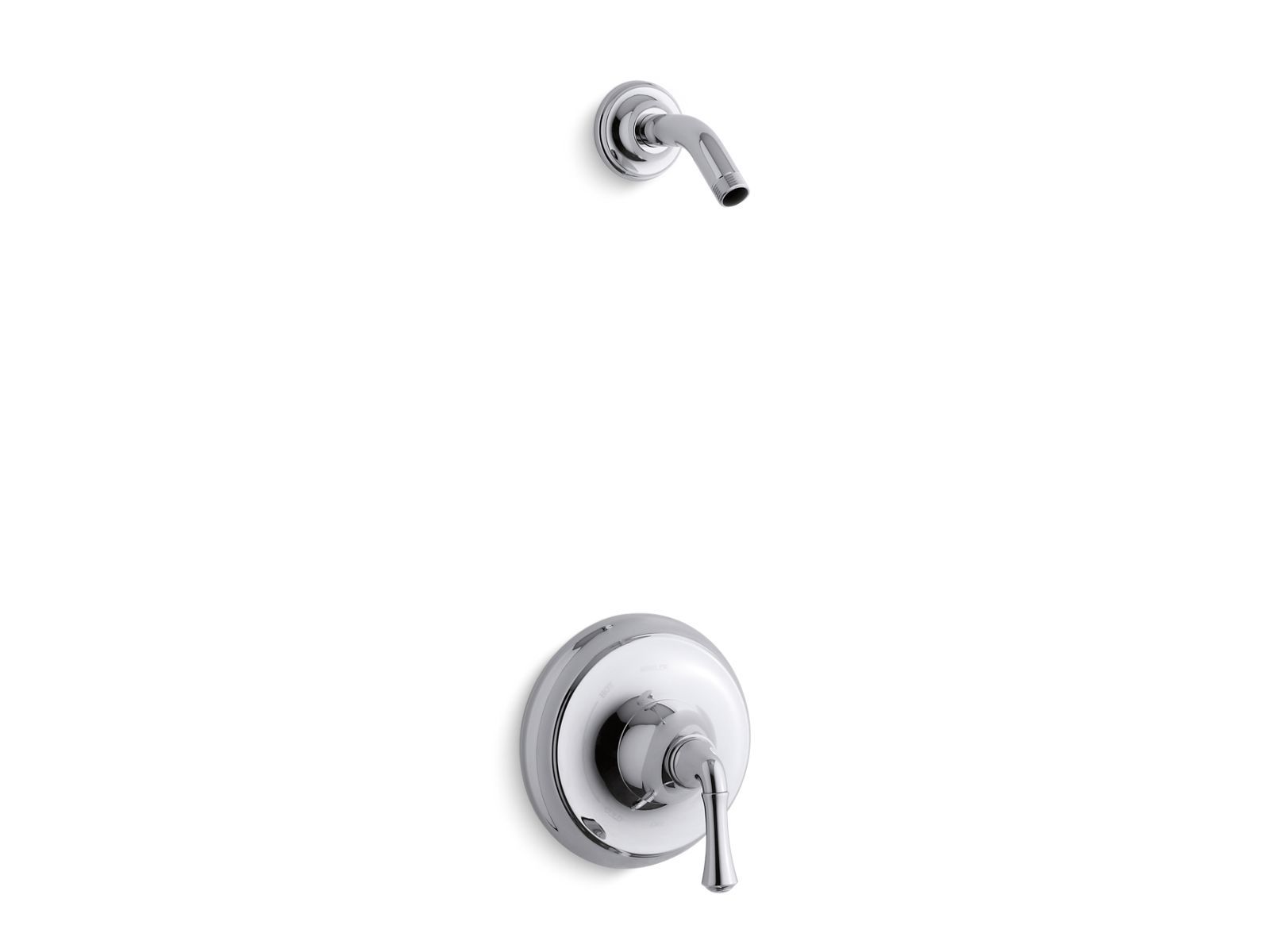 KOHLER | K-TLS10276-4A | Forté Traditional Rite-Temp shower valve trim, less showerhead by Kohler