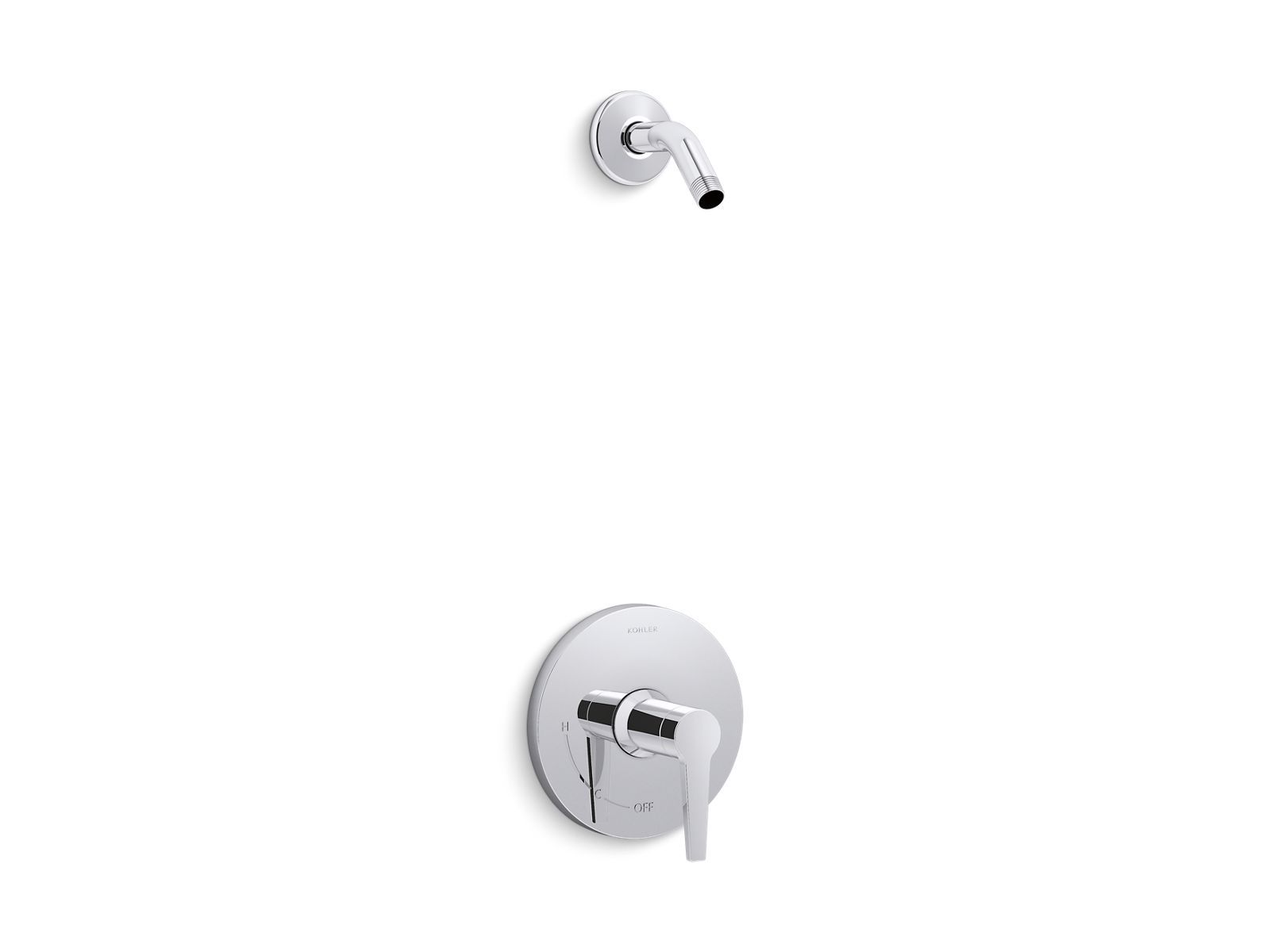 KOHLER | K-TLS97077-4 | Pitch Rite-Temp Shower Trim Set by Kohler