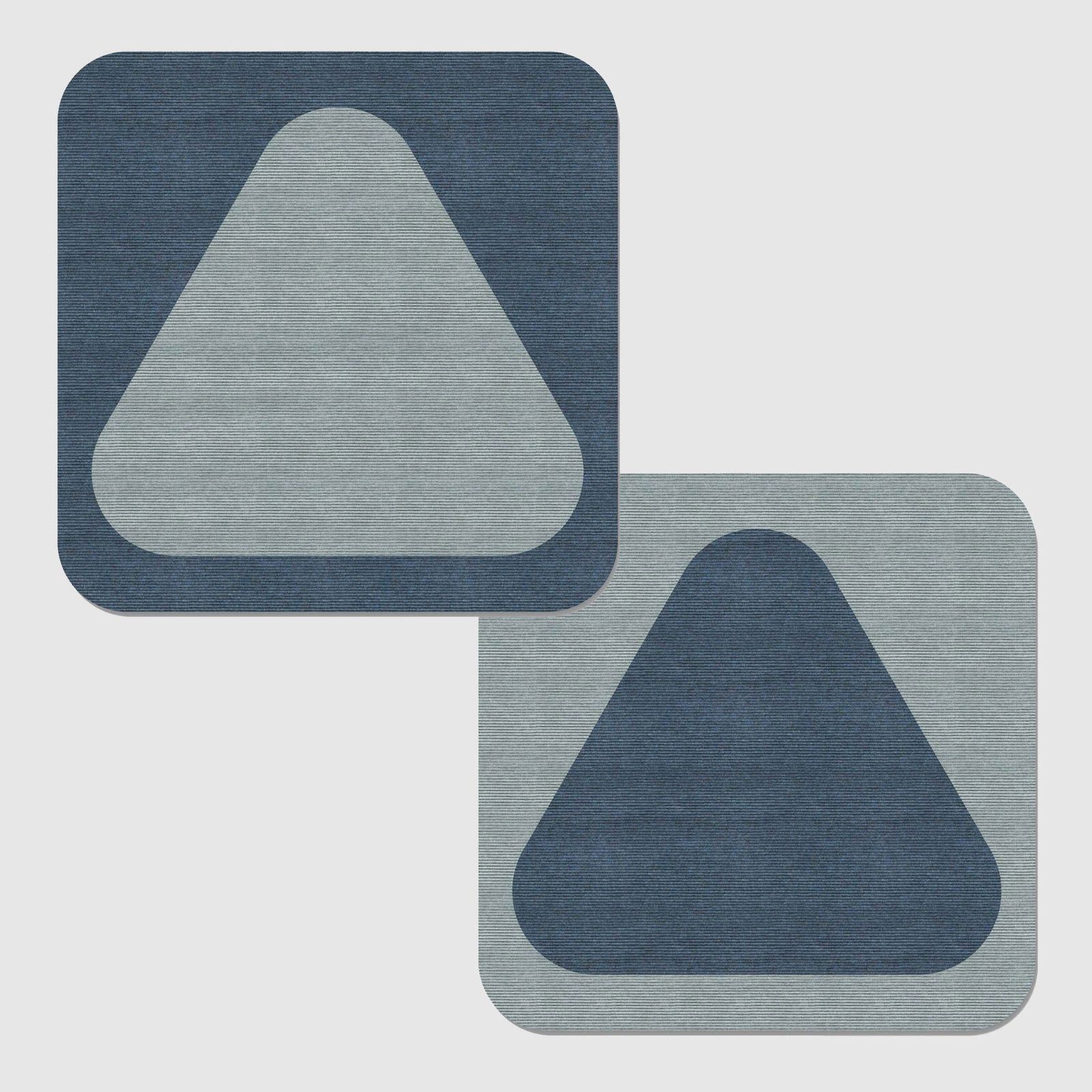 Budbili (Possum Skin Rug) Junior Rug - Pack of 2 (Solid & Inverse) by Koskela