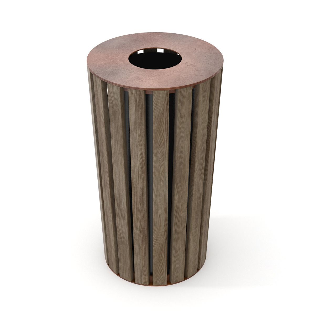 WOOD arredo urbano cestini LAB23 by LAB23
