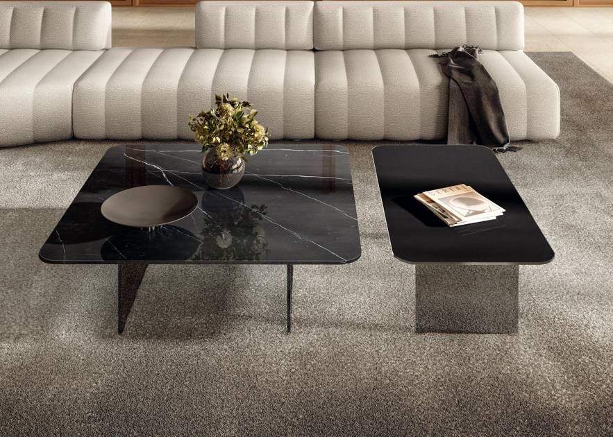 Curved Side Table: Air Soft Coffee Table by Lago