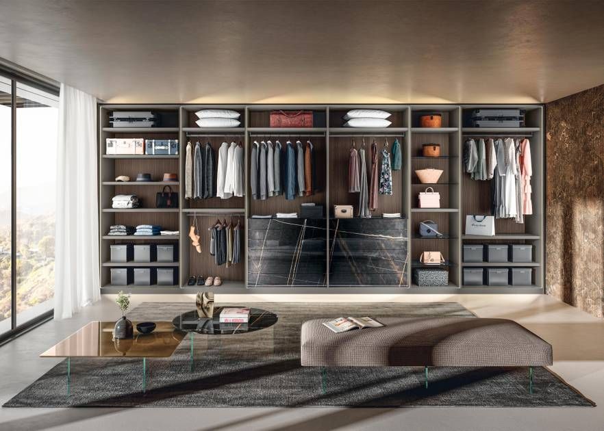 Custom Walk-In Closet | Outfit Wardrobe Solutions by LAGO by Lago