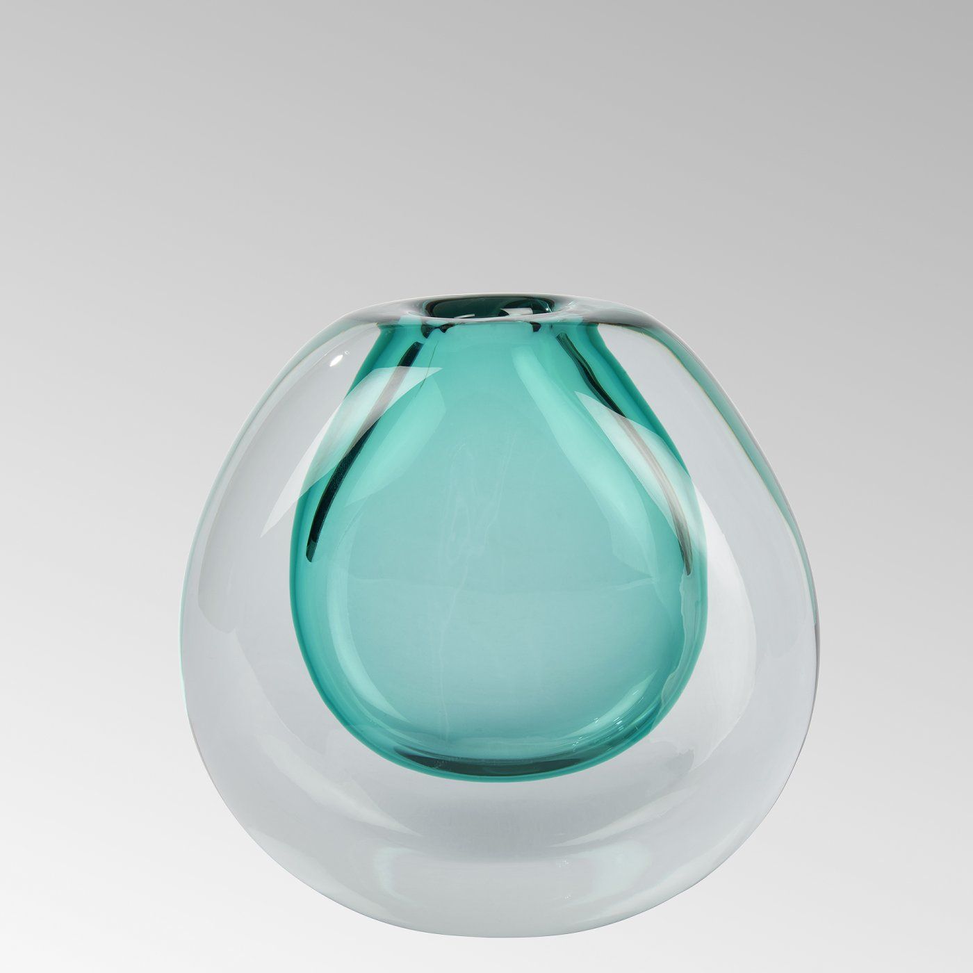 Cariani glass vase ocean by Lambert