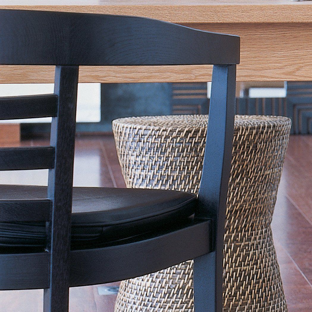 Cover for Julius chairs leather black by Lambert