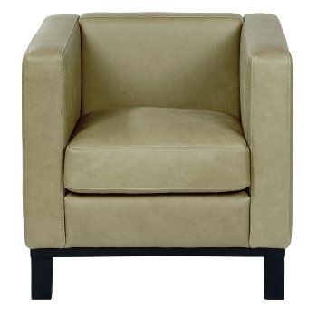 Bella armchair, 74x72x7o cm with leather Afrika, by Lambert