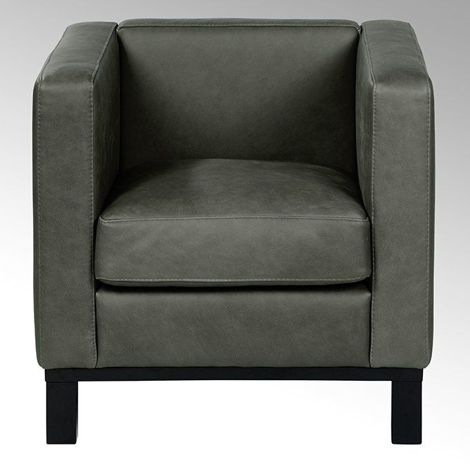 Bella armchair, 74x72x7o cm with leather Afrika, by Lambert