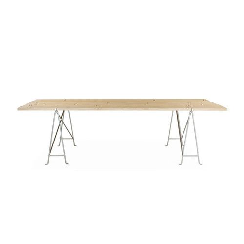 HAUTE COUTURE - Tavolo con piano in legno massello sabbiato by Lando