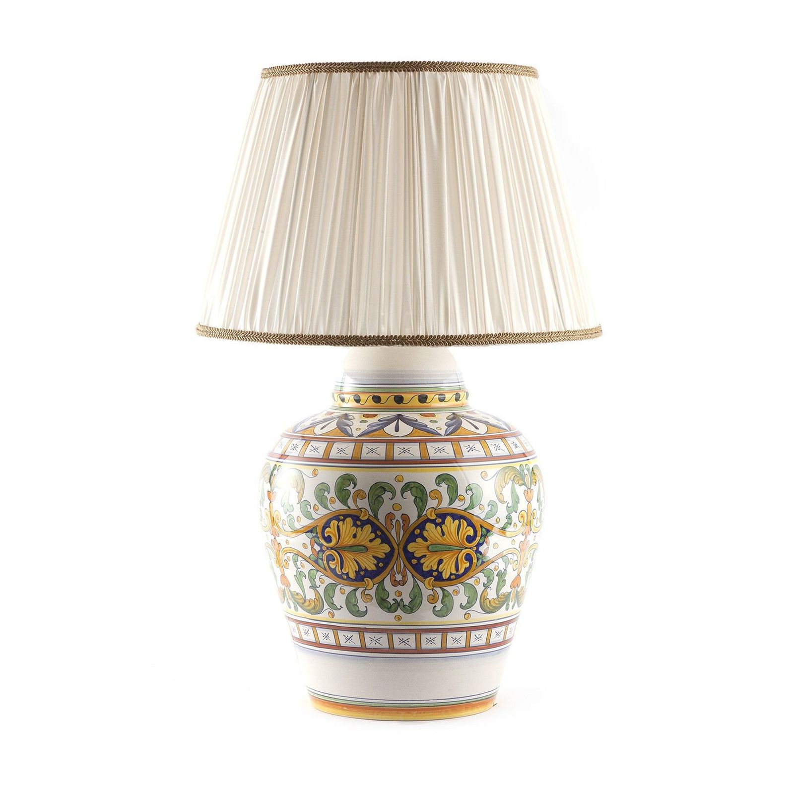 Lamp with shade - decor Cinquecento by L'Antica Deruta