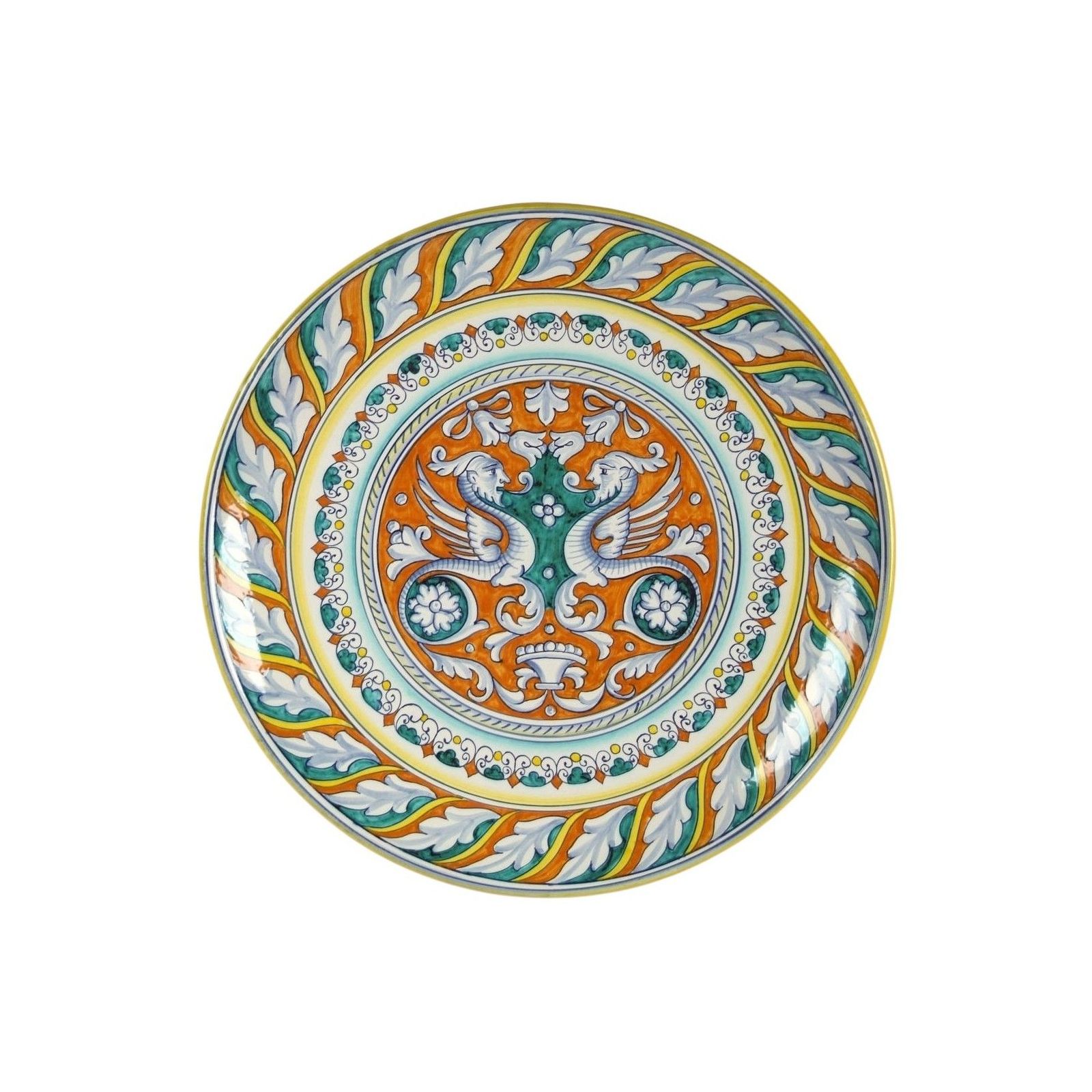 Wall plate - decor Geometrico -Vario Deruta - 60 by L'Antica Deruta