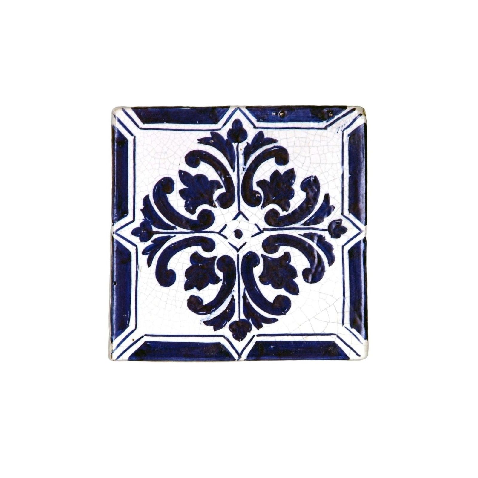 Hand made ceramic tiles - set of 3 pcs - decorated -old cotto- PT/50B by L'Antica Deruta