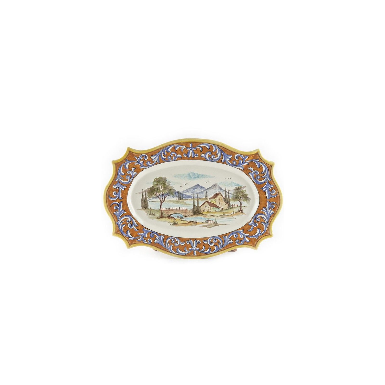 Wall plate - decor Raffaello by L'Antica Deruta