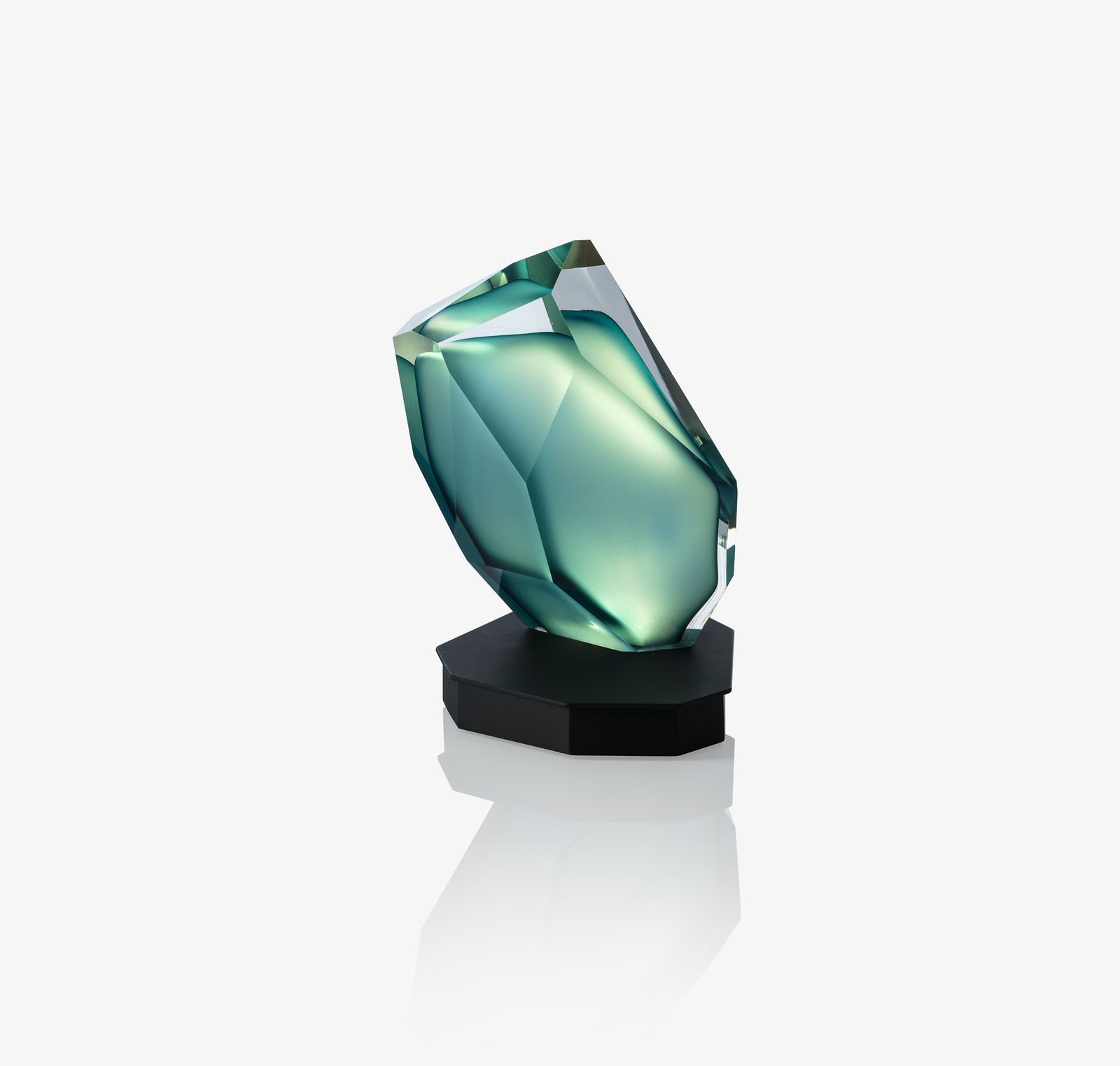 Crystal Rock Base Size Table Lamp by Lasvit