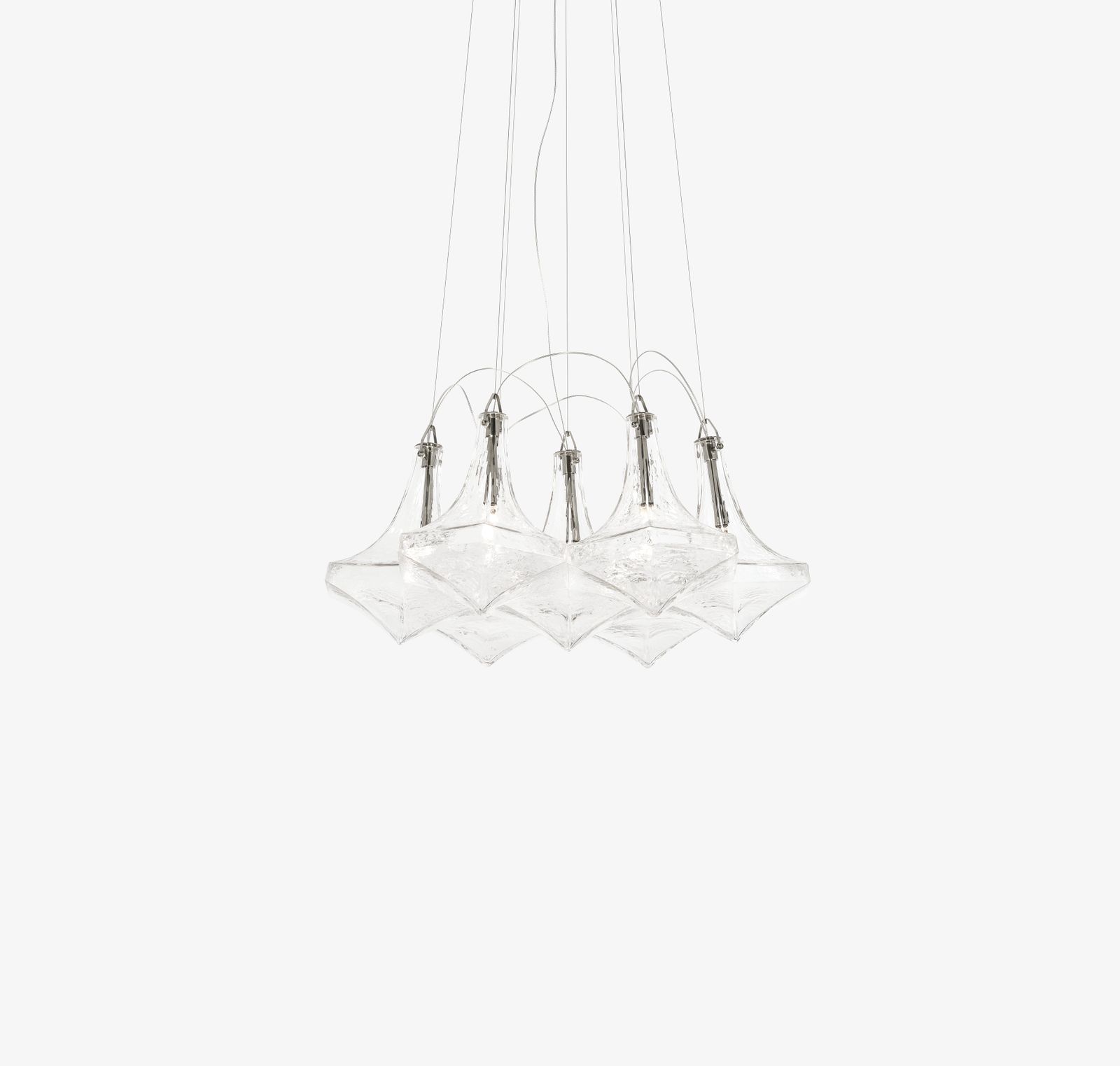 Facet Cluster of 7 Sculpture by Lasvit
