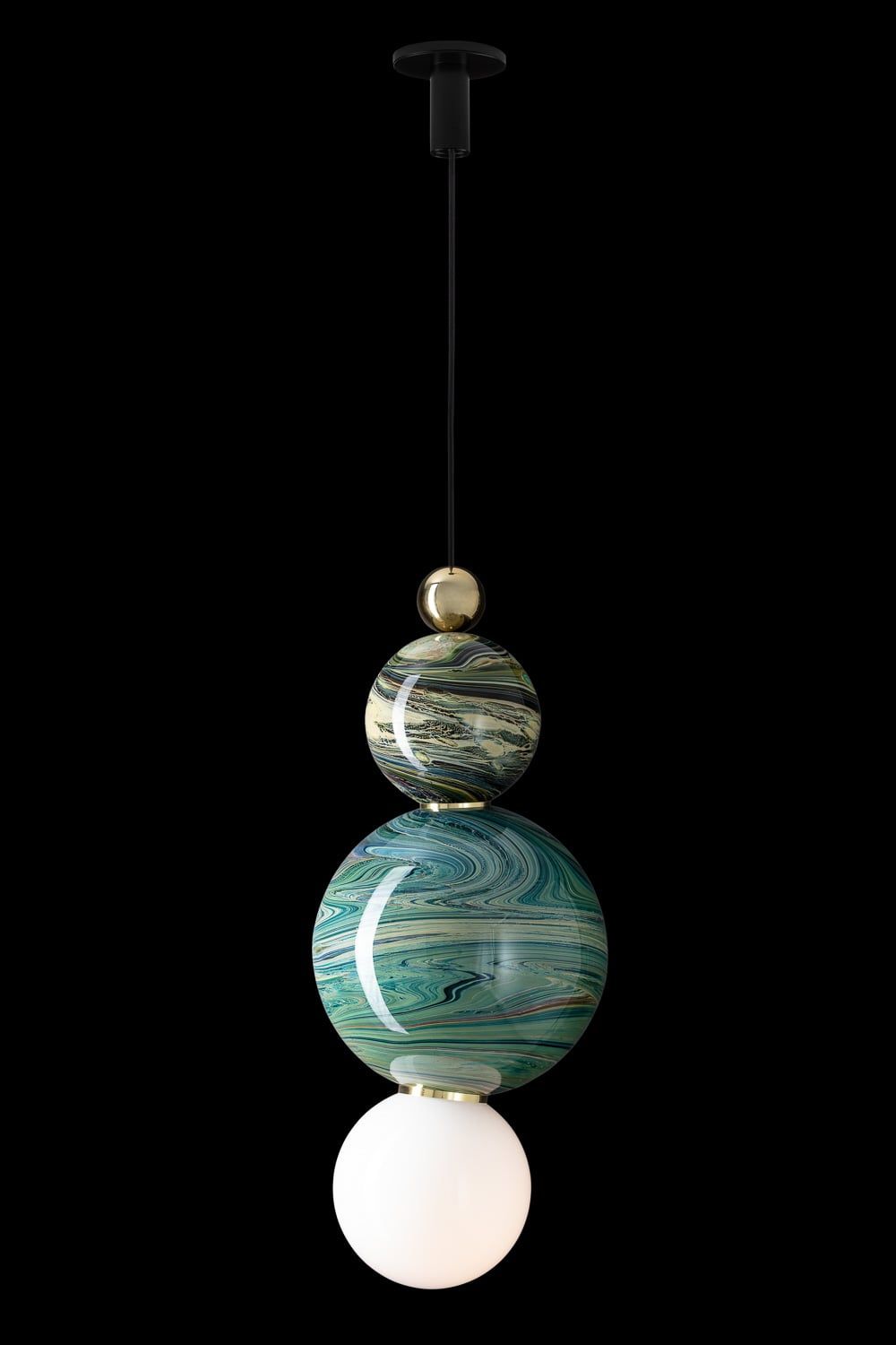 Spacey Eclipse Pendant by Lasvit