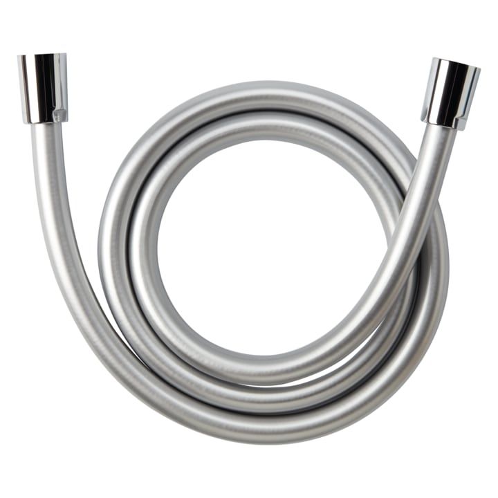 SHOWER ACCESSORIES - Flexible hose 1/2" x 1/2", silver-coloured, with metal effect and swivel connection, length 1250 mm by Laufen