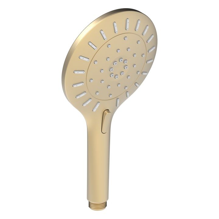 SHOWER ACCESSORIES - Hand shower MyTwin 120, with RubiClean, Ecochoice, 3 sprays, PVD rose gold brushed by Laufen
